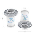 Rowenta ZR009006 szűrő az X-Force 8.60 RH96xx, X-Pert 6.60 RH68xx és X-Combo porszívó és mop GZ30xx előtt - 2db
