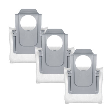 Porzsákok Roborock Qrevo Curv/Edge/P20-hoz (3 db)-Eldobható porszívózsákok